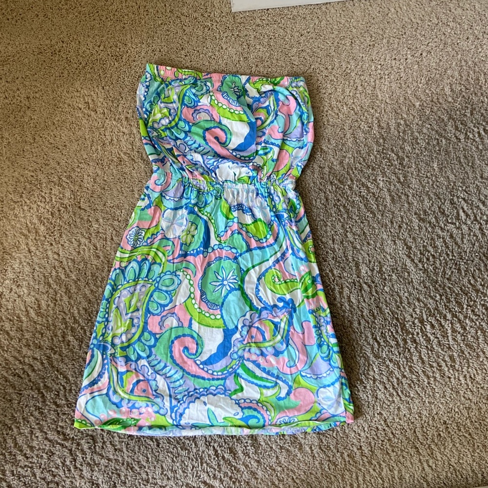 Lily Pulitzer strapless dress